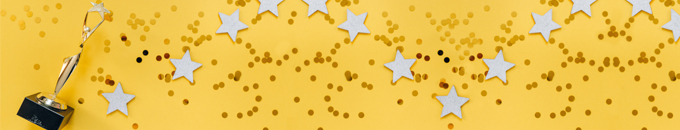 image of trophy and confetti