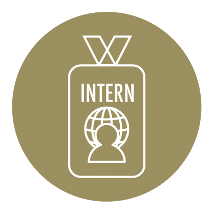 icon representing community engaged internship
