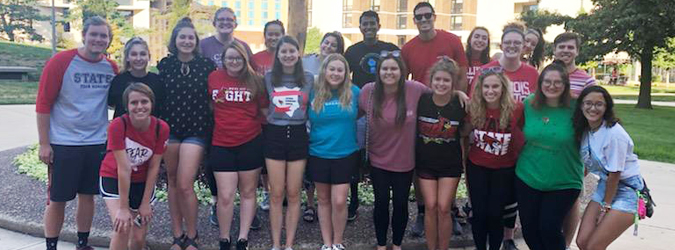 Group picture of student leaders